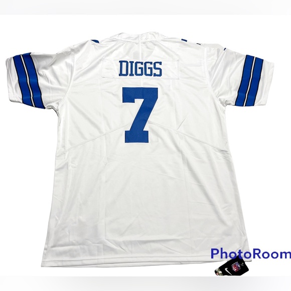 Brand New Trevon Diggs Dallas Cowboys #7 Jersey Men’s Size L WHITE - Picture 4 of 7